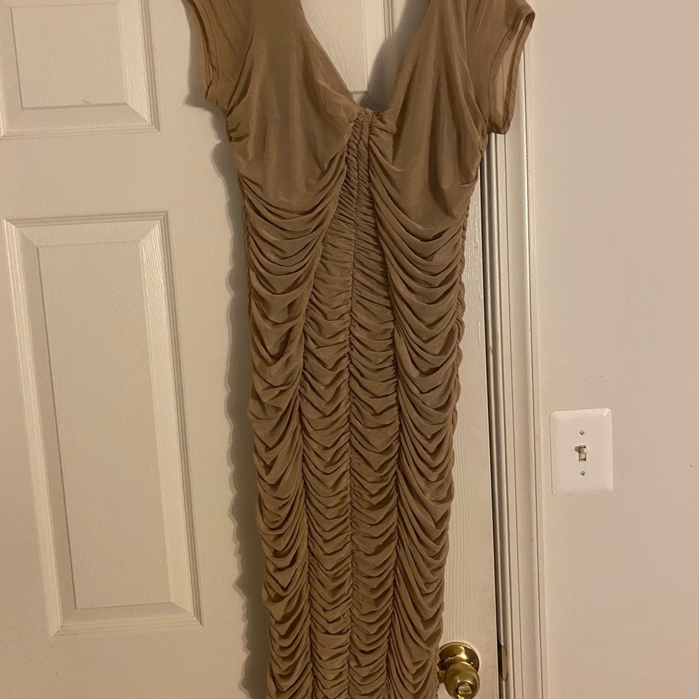 Ruched stretch dress